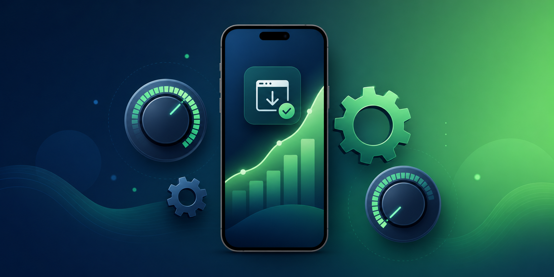 Google Smart Bidding PMax PWA install campaign optimization illustration