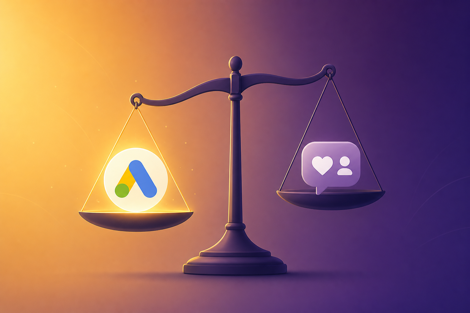 Cross-platform attribution comparison Google Ads vs Meta